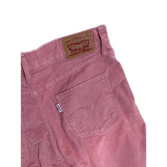 Pink Levi’s 721 High Rise Skinny Corduroy Pants Size 27 – White Tab Women’s - Picture 6 of 7
